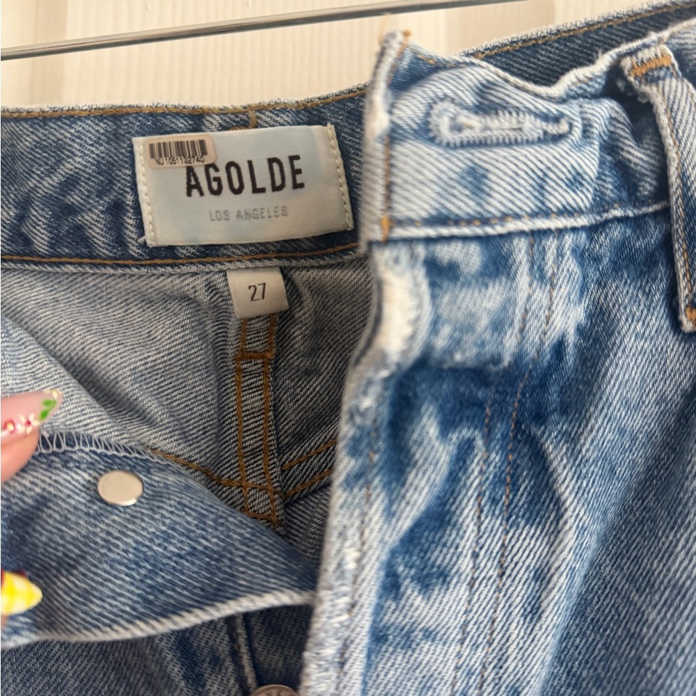 Agolde Light Blue High-Rise Jeans